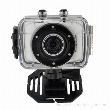 HD 720P Action Mini Water-resistant Sports Camera, DVR Shooting